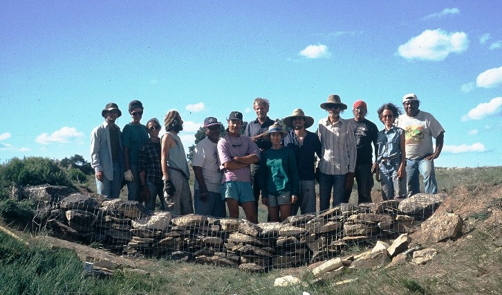 Black Mesa class photo on gabion med. web